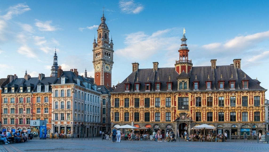 Place du centre-ville de Lille