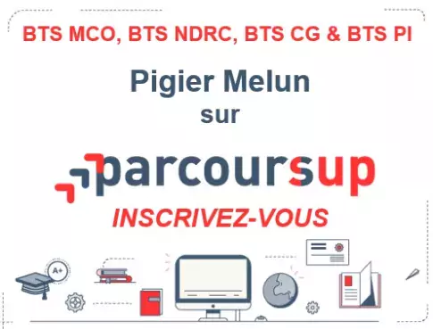 BTS MCO, BTS NDRC, BTS CG et BTS PI sur Parcoursup...
