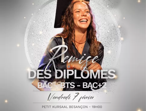 Cérémonie de remise des diplômes BAC, BTS & BAC+2
