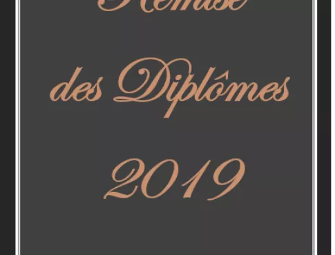 REMISE DES DIPLÔMES 2019