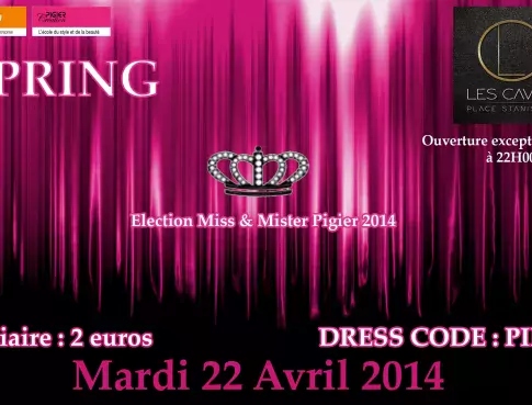 Soirée SPRING 22 avril 2014