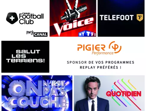 Pigier Performance sponsorise vos programmes préférés !