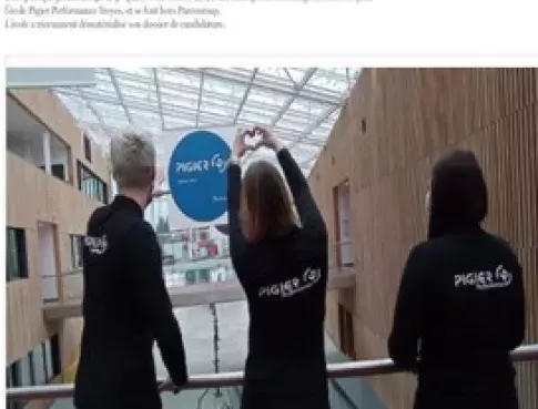 Notre école dans le journal pour la troisième fois de l'année !