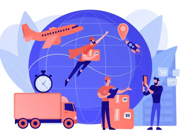 courier-carrying-order-delivering-parcel-express-cargo-delivery-service-air-freight-logistics-distribution-global-postal-mail-concept-pinkish-coral-bluevector-isolated-illustration-335657-1730