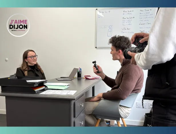 TOURNAGE-J'AIME-DIJON-DORINE-ALTERNANCE-BTS-MCO